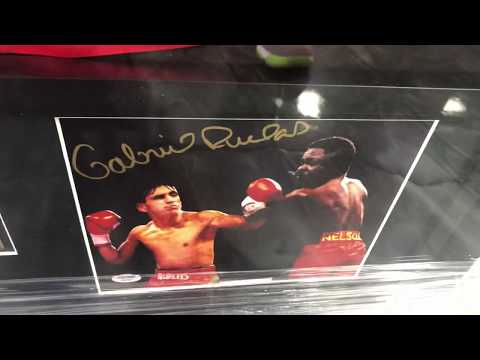 Impressive Ricky Funez boxing memorabilia collection