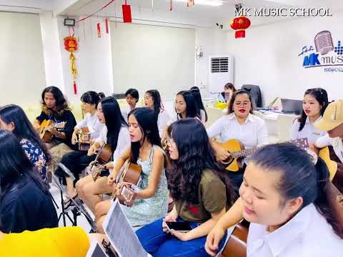 လေထဲကအိမ်လေး | Guitar Cover by MK Music School Students