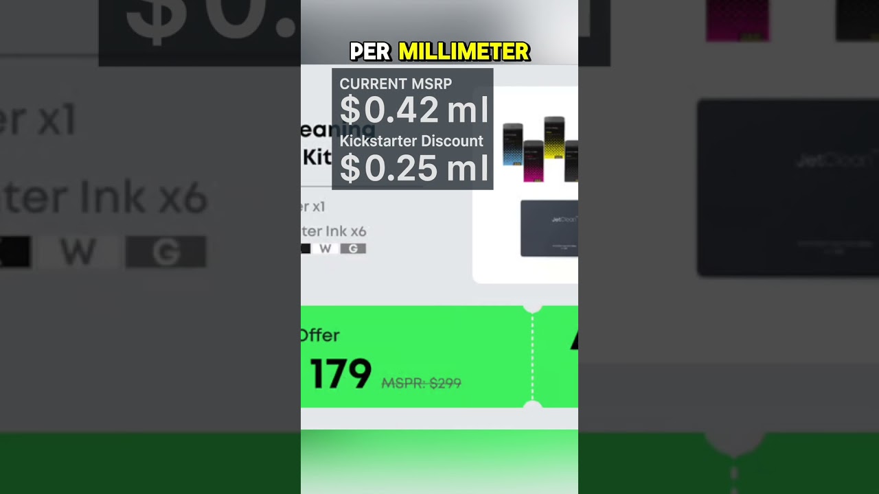 Ink Cost for the eufyMake E1 UV Printer