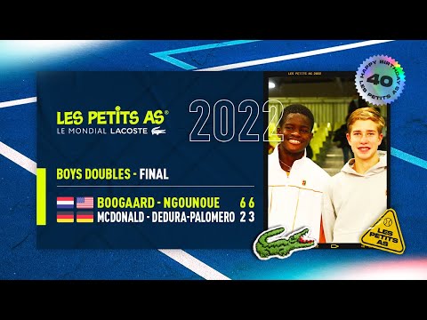 Les Petits As 2022 | Boys Doubles Final | Boogaard - Ngounoue vs. McDonald - Dedura-Palomero