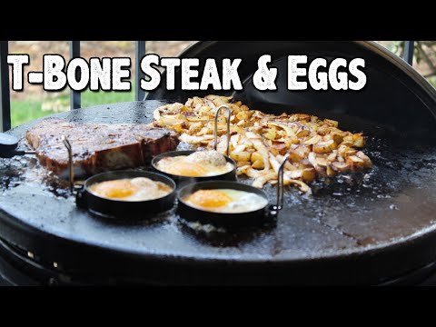 T-Bone Steak & Eggs on the Cuisinart 360 Griddle |...