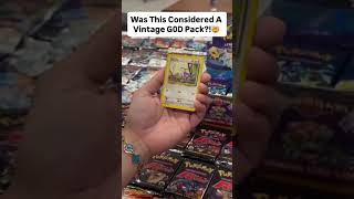 Was This a vintage Pokemon God Pack🤯    #pokemoncards #pokemontcg