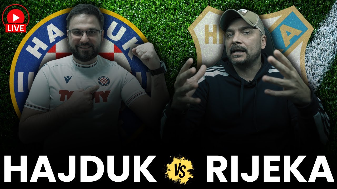 HAJDUK vs RIJEKA 2:2! ODLIČAN DERBI, RIJEKA OSTAJE VODEĆA!