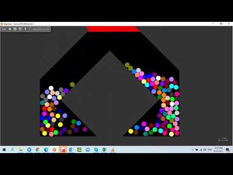 Survival Proliferation 03 | Marble Race in Algodoo