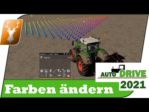 🚜 Auto Drive: Farben der Strecken und Punkte anpassen! / Schritt für Schritt zum AD 2021 Profi