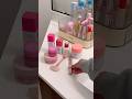 PINK SKINCARE ROUTINE 🩷 Aesthetic Skincare Asmr Asmrsounds Preppy