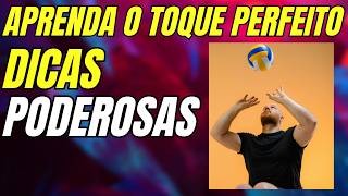 VOLEIBOL COMO FAZER O TOQUE PERFEITO E SEM RODAR A BOLA