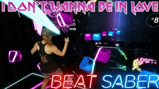 Beat Saber || I Don&#39;t Wanna Be In Love by Good Charlotte (Expert) First Attempt || Mixed Reality