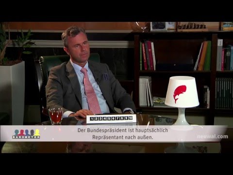 5. Bundespräsident als Repräsentant - Barometer #bpw16 mit Norbert Hofer