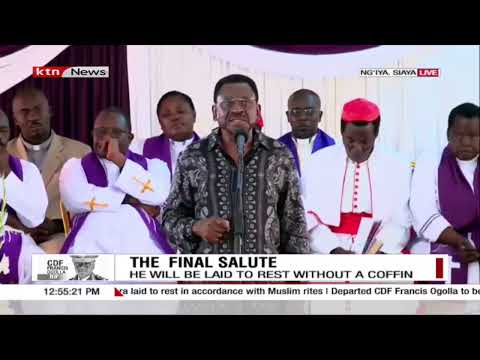 Governor James Orengo: Let not General Ogolla be buried in doubt