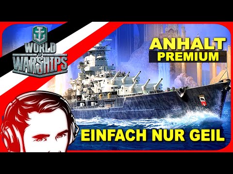 Deutsches T8 Premium Schlachtschiff ANHALT in ⚓ World of Warships Deutsch German Gameplay