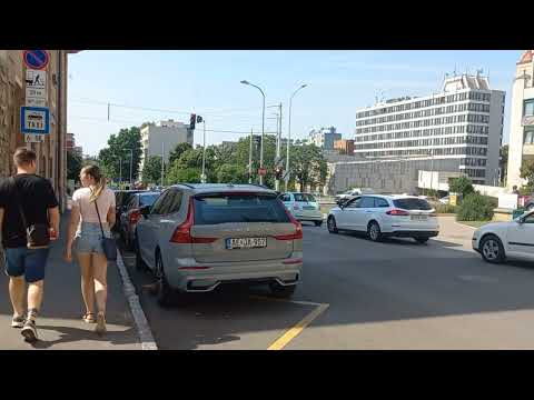 Walk in downtown Pécs, Hungary