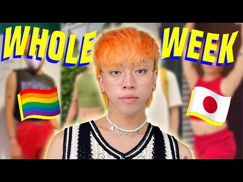 What A Gay Boy in Japan Wears in A Week | A Week in My Life | worldofxtra