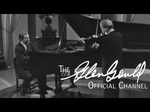 Glenn Gould & Yehudi Menuhin - Bach, Sonata No. 4 in C minor (OFFICIAL)