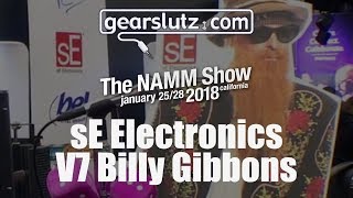 Video thumbnail for sE Electronics V7 "Billy Gibbons" model - Gearslutz @ NAMM 2018 by Gearspace Forum