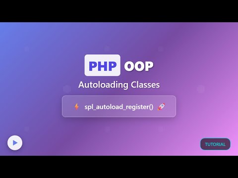 PHP OOP Autoloading: Simplify Class Loading with spl_autoload_register()