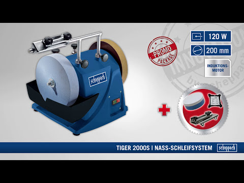 Scheppach vådsliber med tilbehør