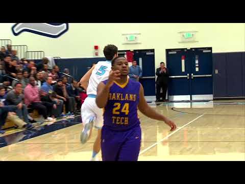 Brooklyn Sharpe vs Cameron Fini | Oakland Tech at Valley Christian Blachbuster BH 031118