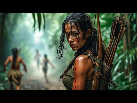 [2024 Full Movie]Female Warrior Attacked by Wildmen in the Forest #martialarts #movie #action