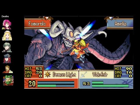 Fire Emblem Sacred Stones Low Tier List Iron Man Part 5 - Finale! Amelia Continues Her Warpath!