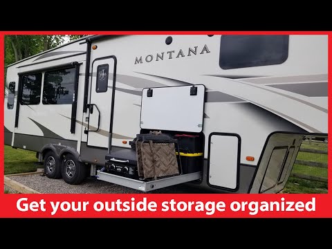 Organizing your RV storage with a MORryde sliding tray