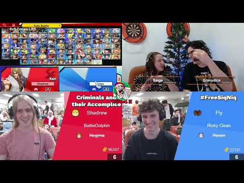 Pissmas3: Criminals and their Accomplice vs #FreeSiqNiq (3v3 Crews LR5)