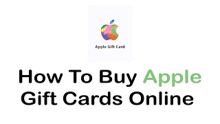How To Buy Apple Gift Cards Online (2022) | iTunes Gift Cards Tutorial