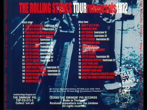The Rolling Stones Tour Rehearsals 1972