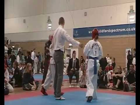 HWA RANG TKD Amber sparring 1 - UK Open 11/11/12
