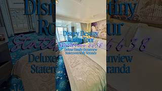 Disney Destiny Stateroom 6638 Room Tour 🚢✨ Full Cabin Walkthrough + Balcony + First Impressions