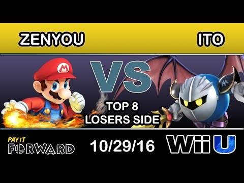2GG: Pay it Forward - eM | Zenyou (Mario) Vs. Ito (Meta Knight) Top 8 Losers Side - Smash Wii U