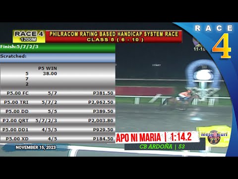 2023 Nov 15 | R04 - APO NI MARIA (5) [1:14.2]