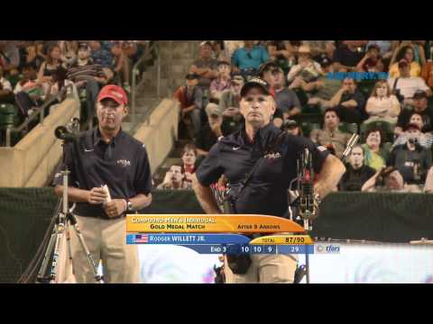 Rodger Willet Jr v Braden Gellenthien – compound men's gold | Odgen 2011 Archery World Cup stage 3