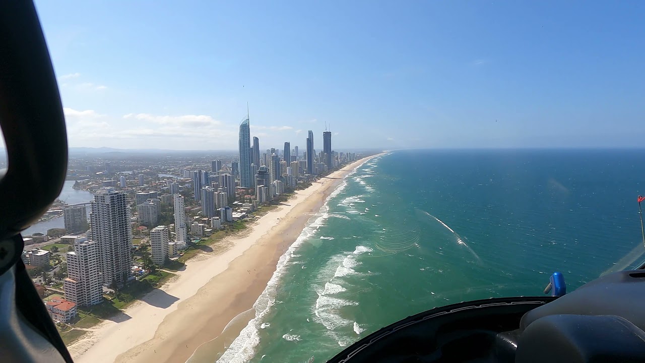Experience a scenic Helicopter Flight over Gold Coast & enjoy stunning views.