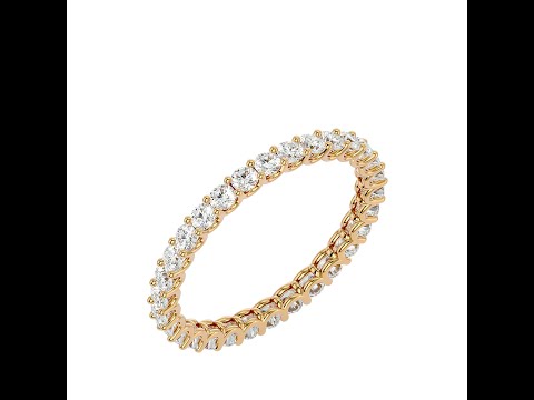 Inel Eternity Deluxe White Aur 18k Genuine Diamonds - Ecaterina