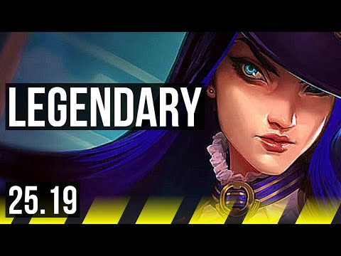CAITLYN & Shen vs JINX & Lux (ADC) | 16/1/2, Legendary | EUW Master | 25.19
