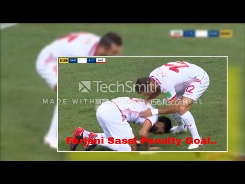 Ferjani Sassi Penalty ! England vs Tunisia (2- 1) Fifa World Cup 2018 Russia