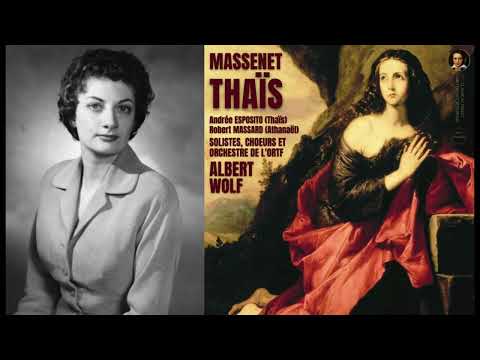 J. Massenet: Thaïs - A. Esposito, R. Massard, J. Mollien, L. Lovano, S. Michel, d. A. Wolff (1959)