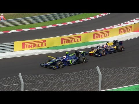 GP2 2016 Hungary Start race 1 Pure Sound