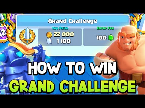 HOW TO WIN YOUR FIRST GRAND CHALLENGE IN CLASH ROYALE #gc12wins