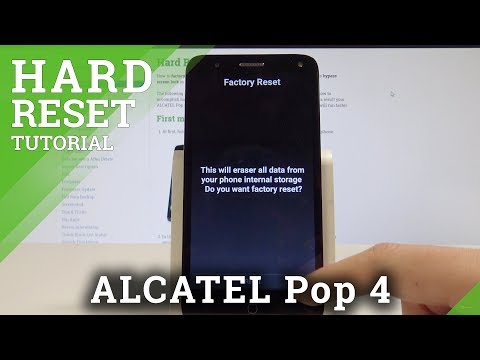 How to Hard Reset ALCATEL Pop 4 - Factory Reset by Secret Code