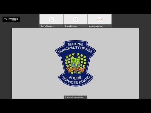 Peel Police Services Board Meeting - May 27, 2022