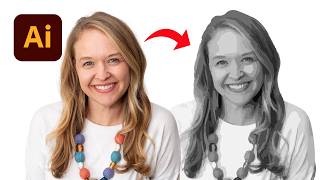 How to Vectorize an Image in Illustrator Using Image Trace - Turn Photo Raster to Vector