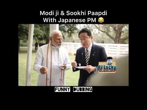 MODI JI & SOOKHI PAAPDI WITH JAPANESE PM | Funny Dubbing