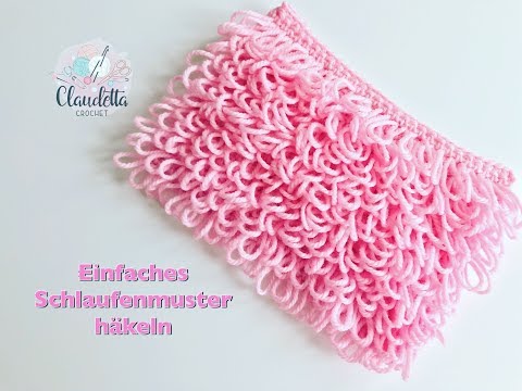 SIMPLE loop stitch crochet pattern