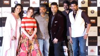 Karan Johar, Tamannaah, Rana Daggubati & More At Baahubali Trailer Launch