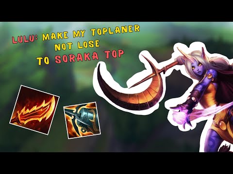 I made this Aatrox go afk after losing to Soraka top!