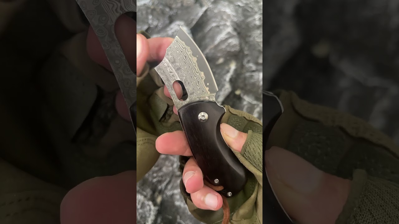D2 EDC 나이프, 두 가지 디자인 비교