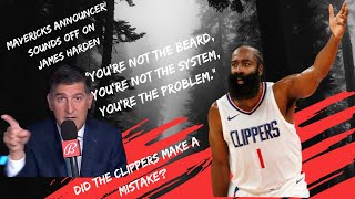 Dallas Mavericks Announcer GOES OFF On James Harden You’re not The Beard - You're The Problem 😱🏀