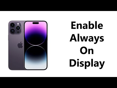 How To Enable Always On Display On iPhone 14 / iPhone 14 Pro